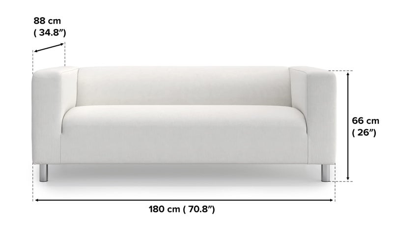 TLYESD Klippan Loveseat Cover Replacement for IKEA Klippan Loveseat Sofa Cover, Klippan Couch Cover Only!(Pink) - Image 2